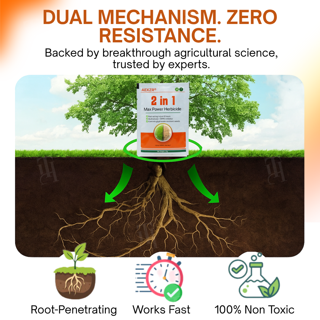 AEXZR® 2-in-1 Max Power Herbicide-🌿Dual-Action Weed Killer in 6 Hours☠️