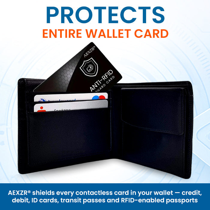 🏆Official Store |AEXZR® Anti-RFID Guard Card🌟 Protect Your Credit Cards from Digital Theft