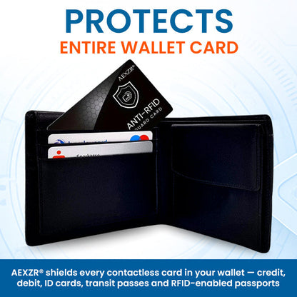 🏆Official Store |AEXZR® Anti-RFID Guard Card🌟 Protect Your Credit Cards from Digital Theft